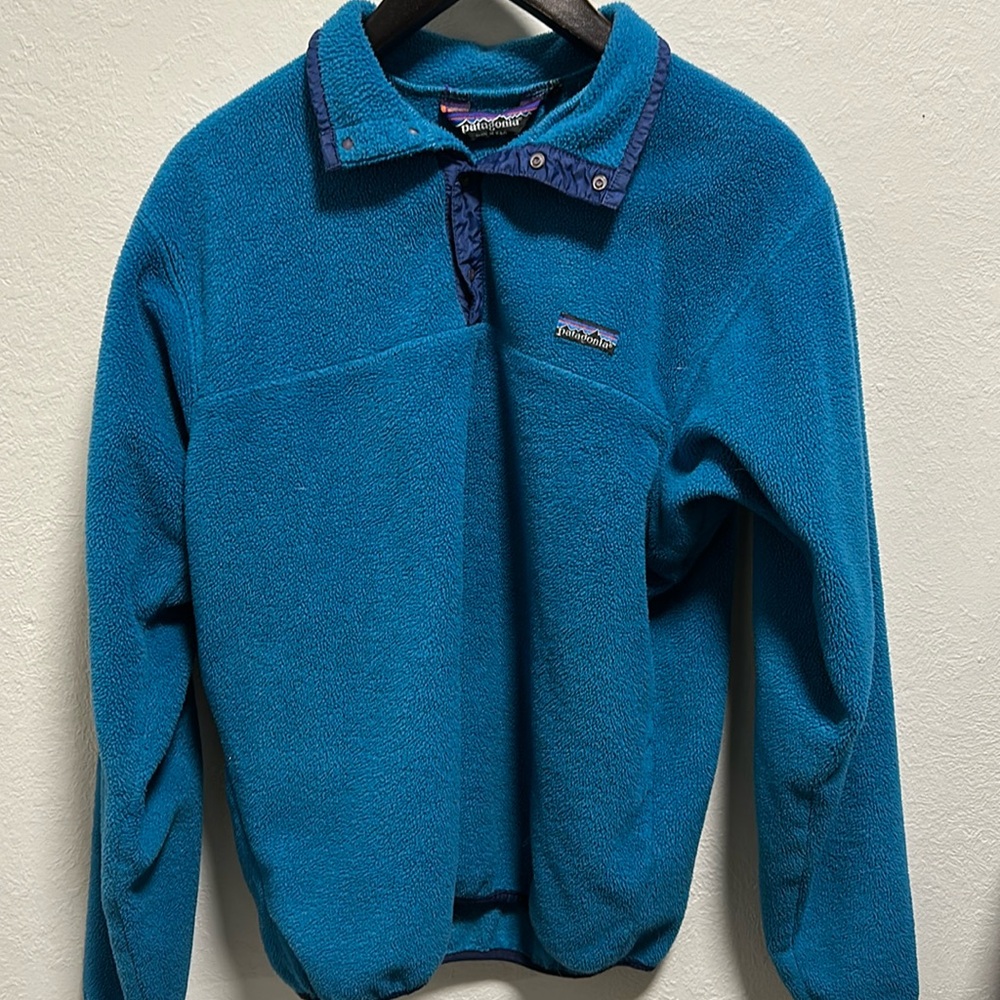 Patagonia vintage snap fleece